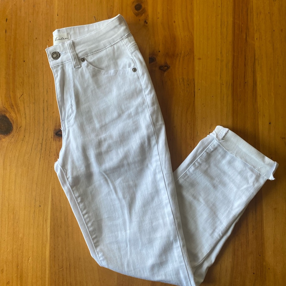 NWOT White KanCan Capri